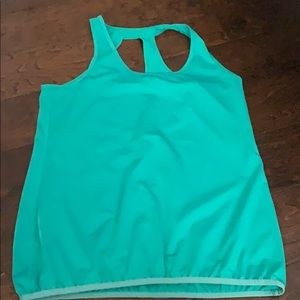 Teal teal gear tank top size medium